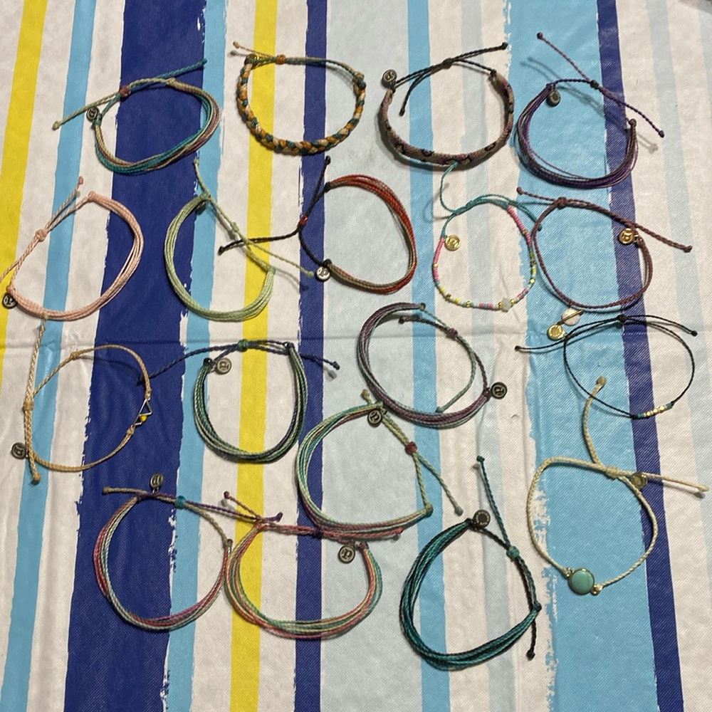 Pura vida 18 count bracelets